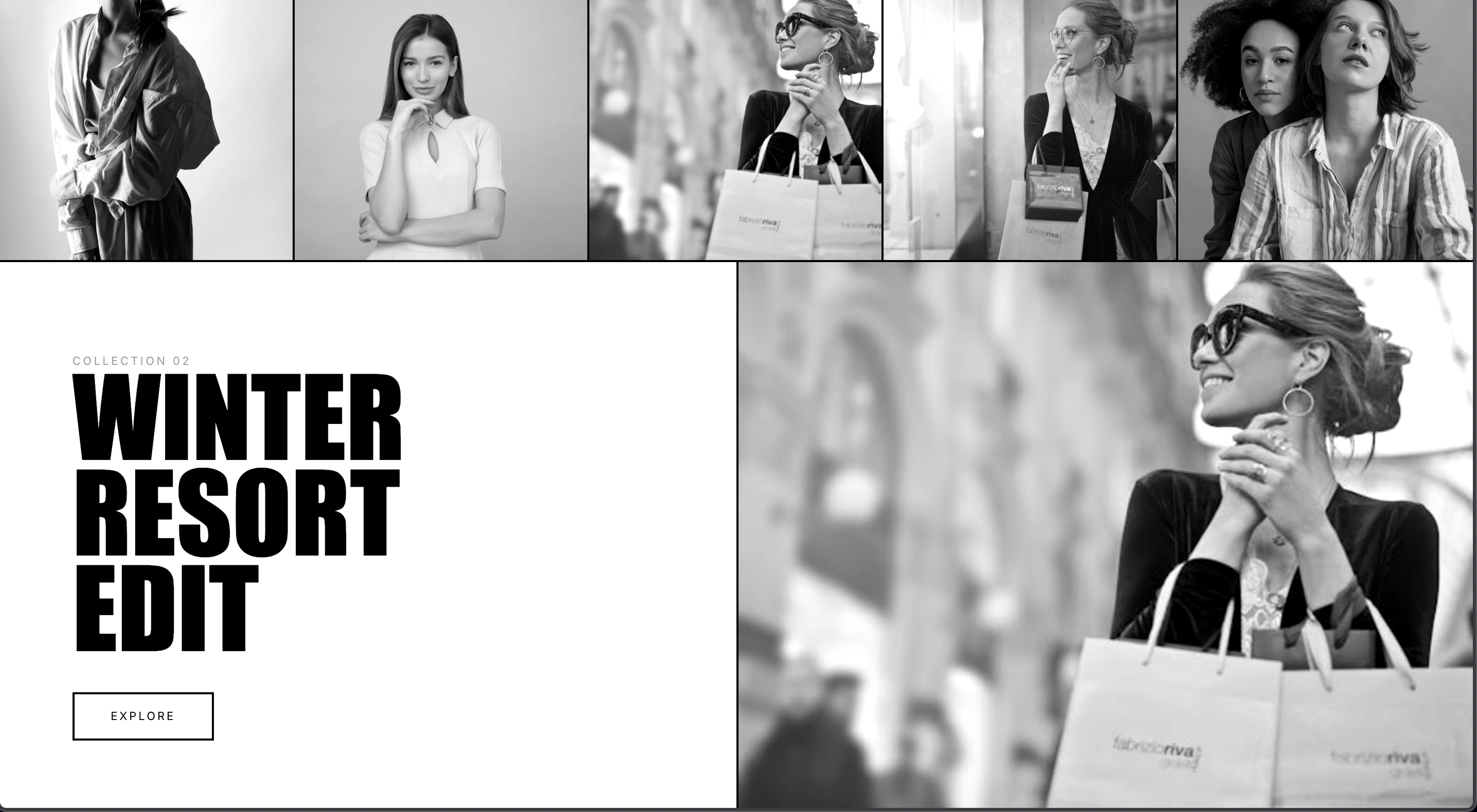 Fashion Ecommerce immersive storytelling website design example